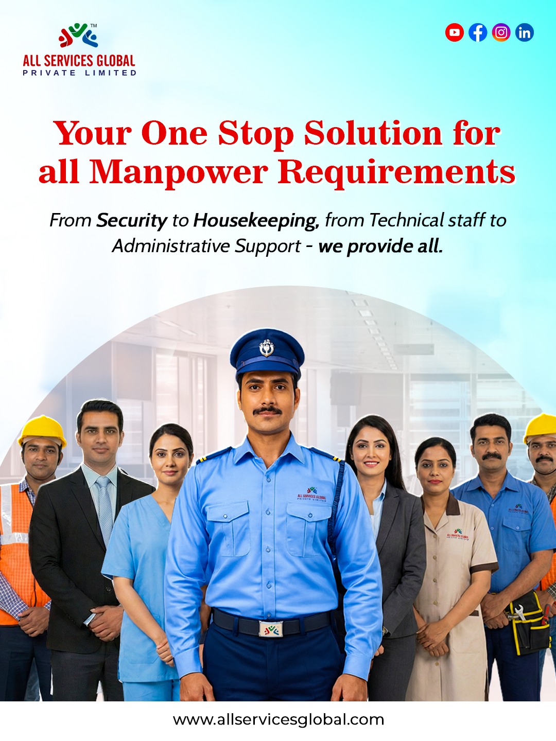All Services Global: Your Complete Workforce & Facility Management Partner Across India